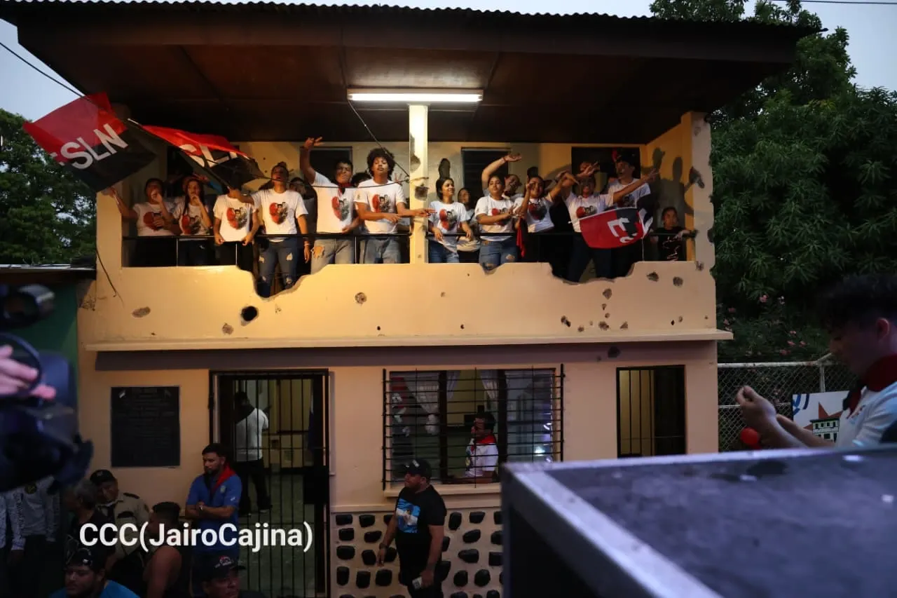 Militancia sandinista protagoniza caminata en homenaje al 47/19 en Managua