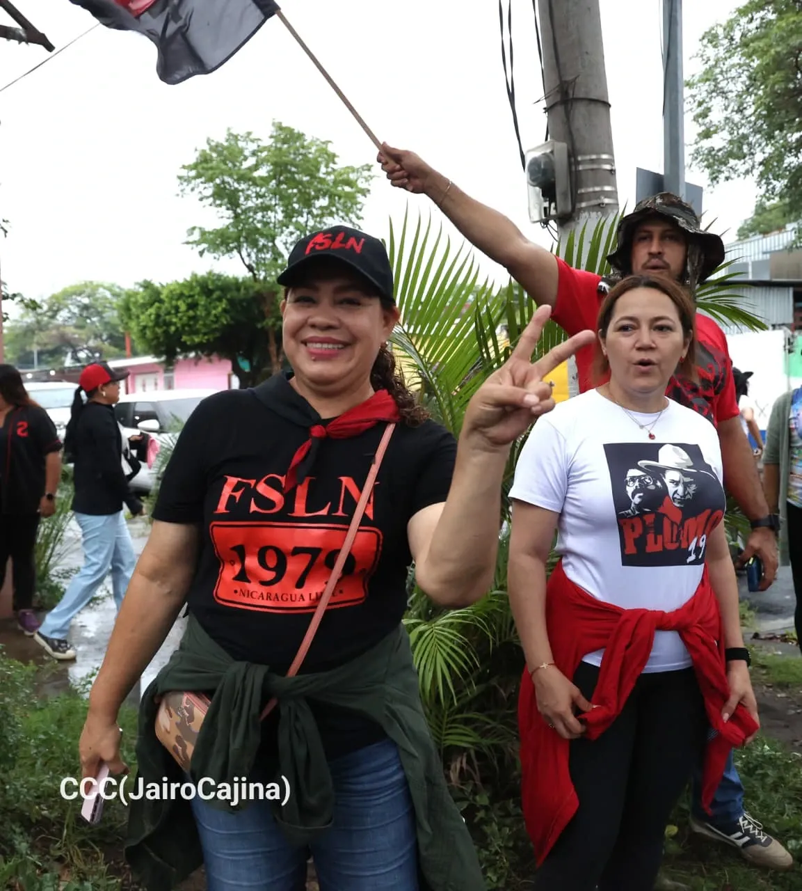 Militancia sandinista protagoniza caminata en homenaje al 47/19 en Managua