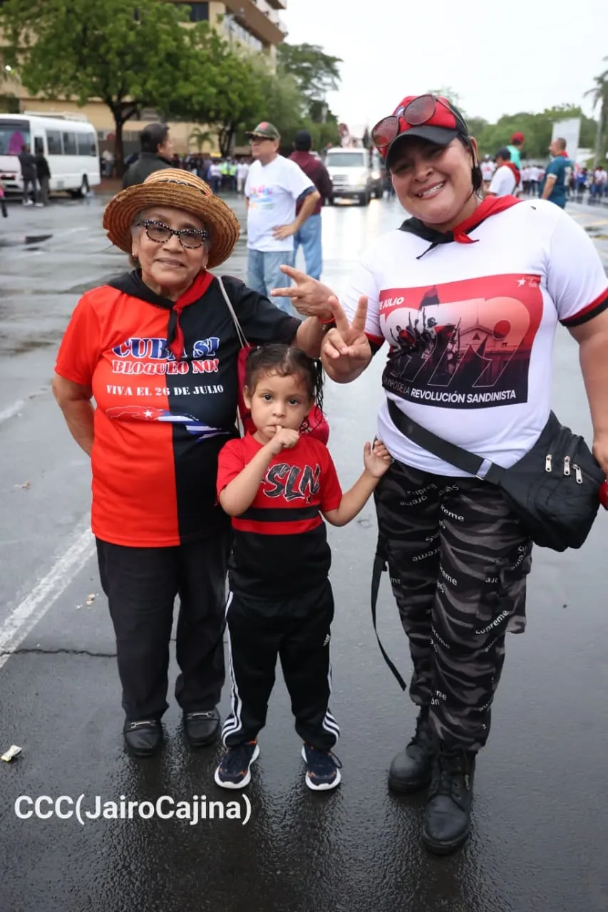 Militancia sandinista protagoniza caminata en homenaje al 47/19 en Managua