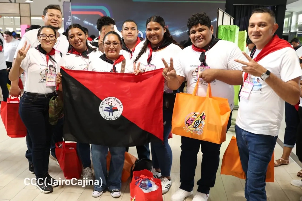 Juventud Sandinista celebra Congreso Nacional ¡Siempre más allá!