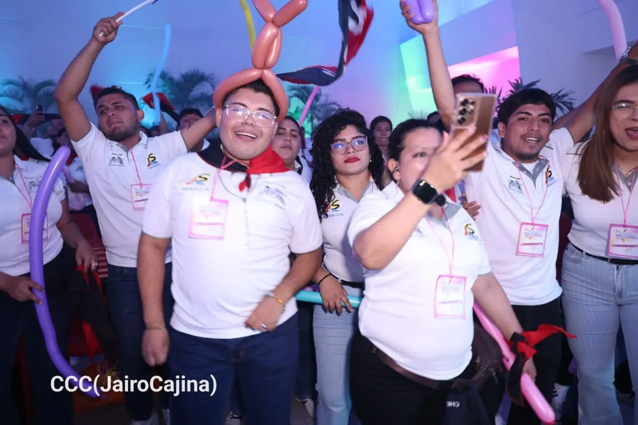 Juventud Sandinista celebra Congreso Nacional ¡Siempre más allá!