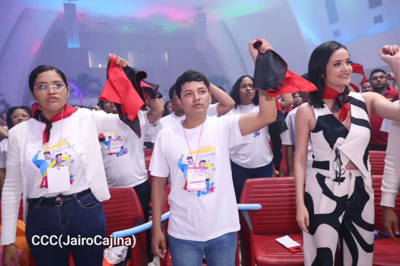 Juventud Sandinista celebra Congreso Nacional ¡Siempre más allá!