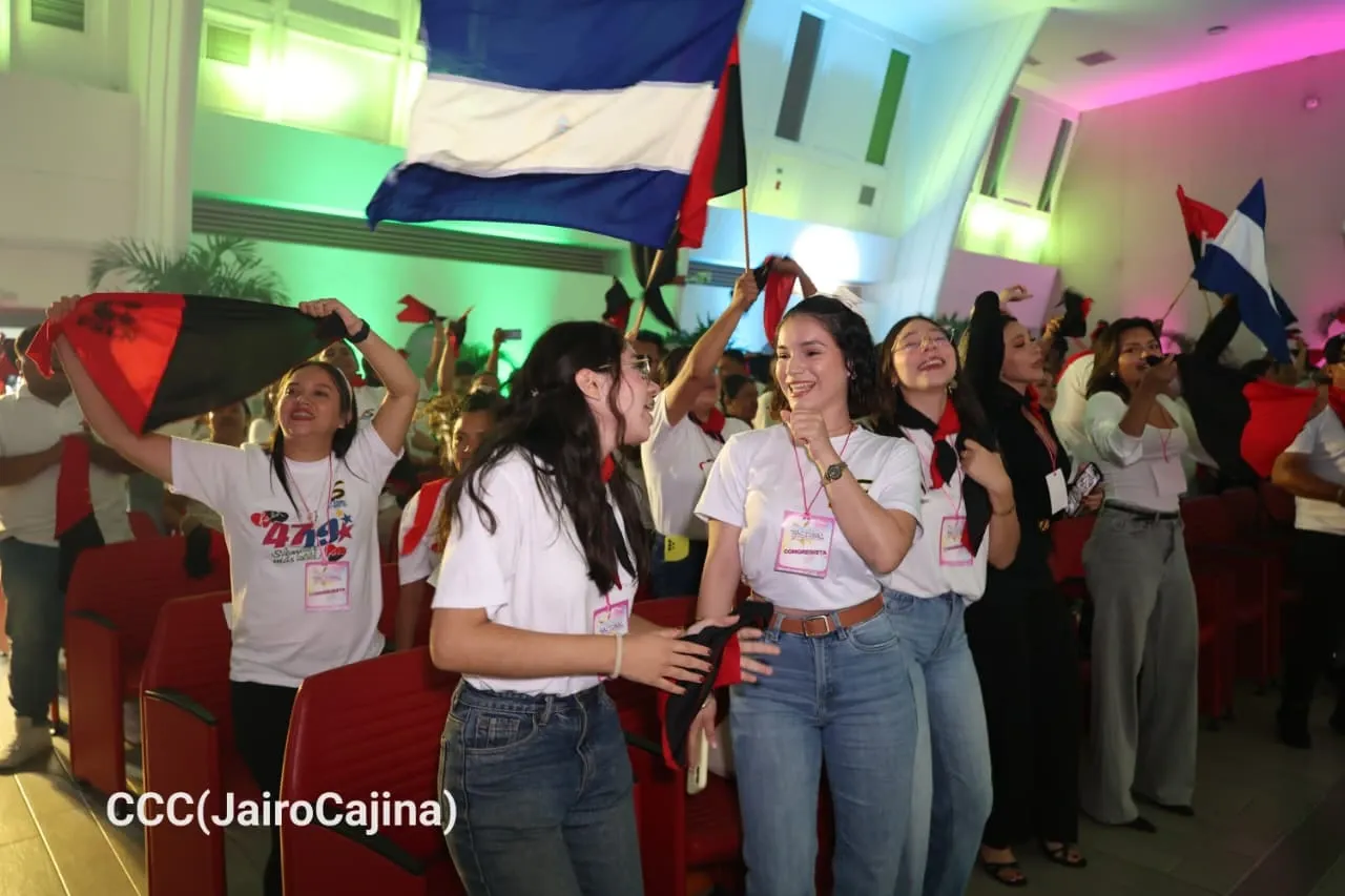 Juventud Sandinista celebra Congreso Nacional ¡Siempre más allá!