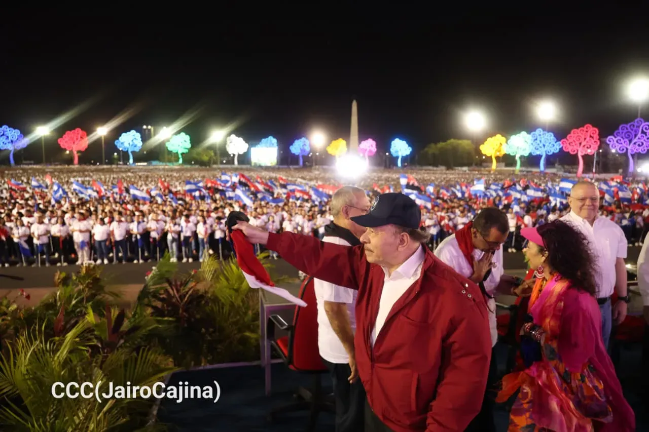 Acto central del 47.° aniversario del triunfo de la Revolución Popular Sandinista