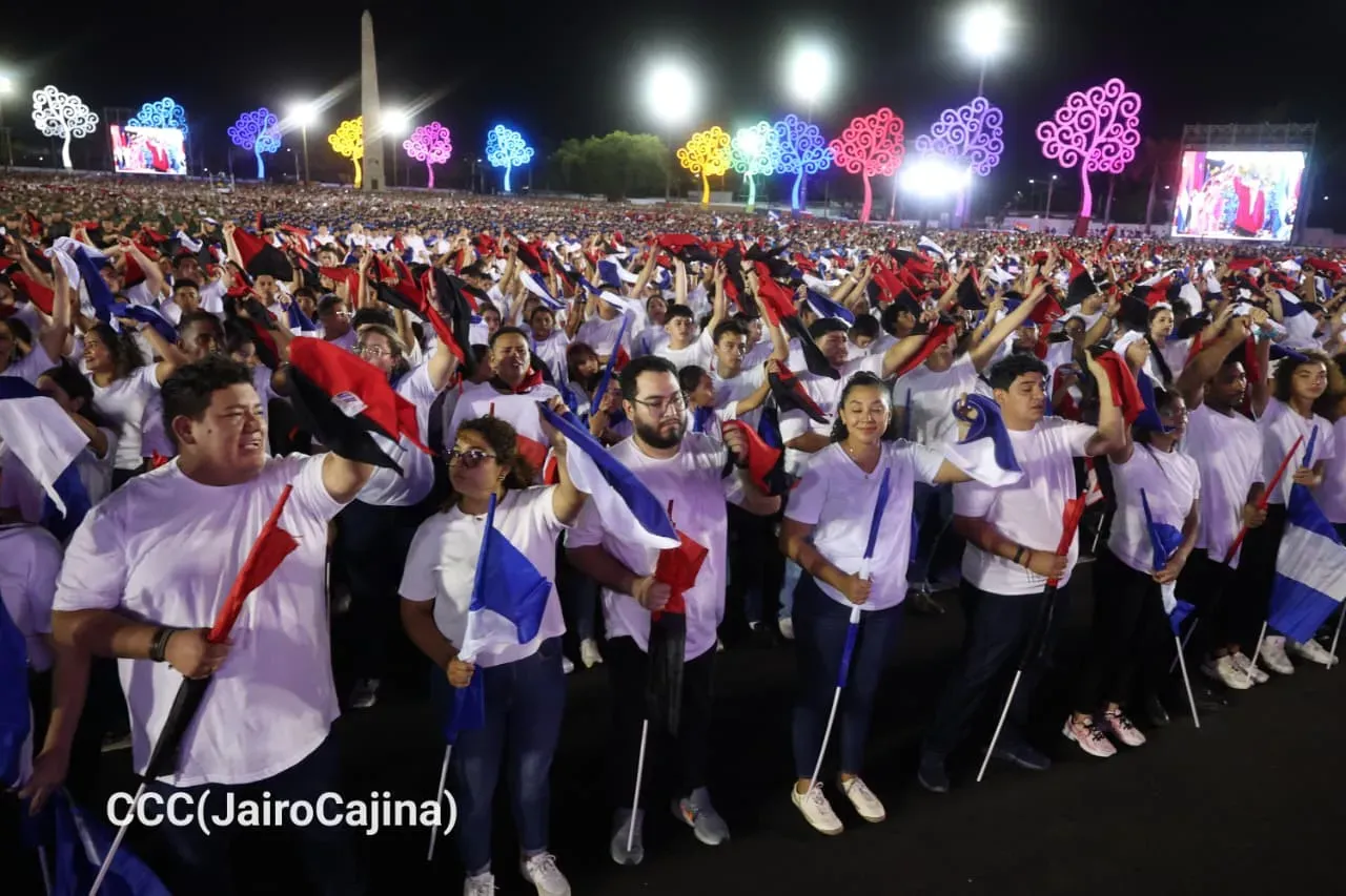 Acto central del 47.° aniversario del triunfo de la Revolución Popular Sandinista