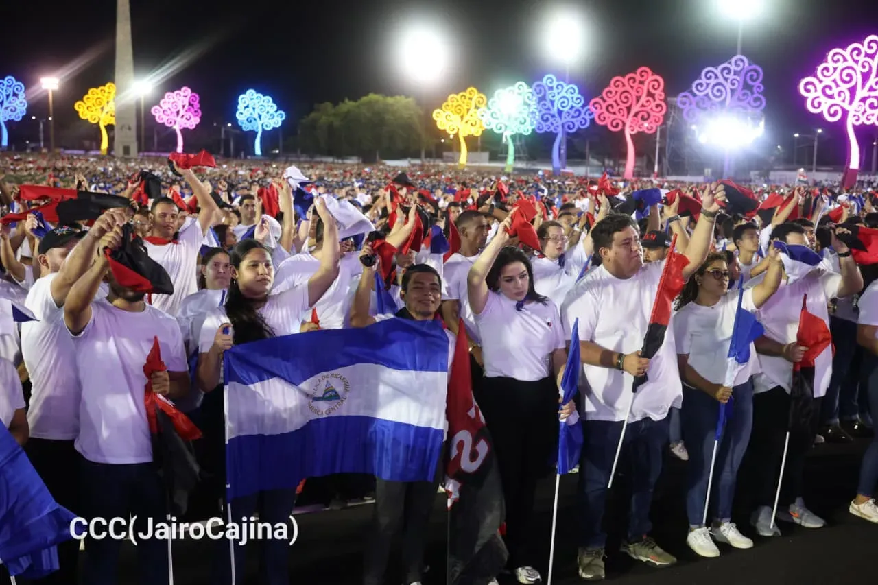 Acto central del 47.° aniversario del triunfo de la Revolución Popular Sandinista