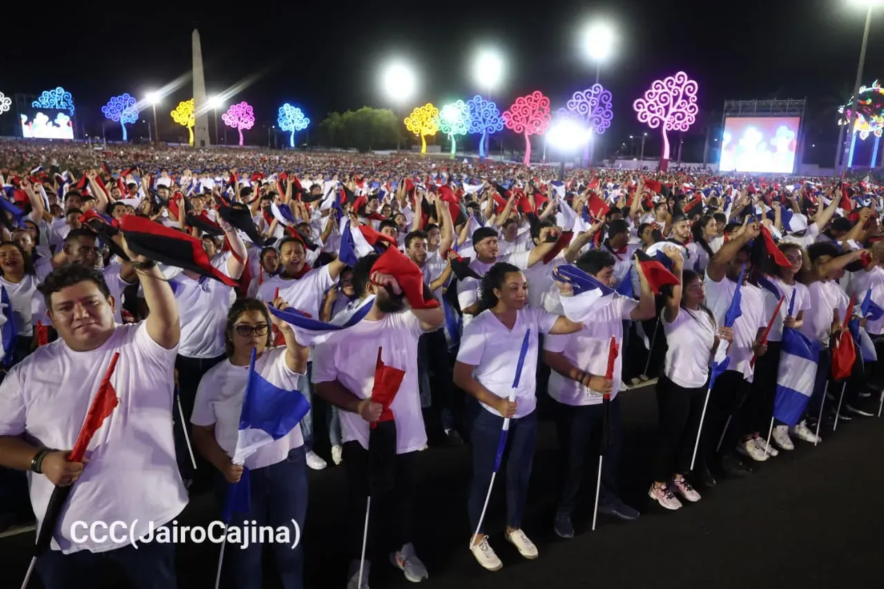 Acto central del 47.° aniversario del triunfo de la Revolución Popular Sandinista
