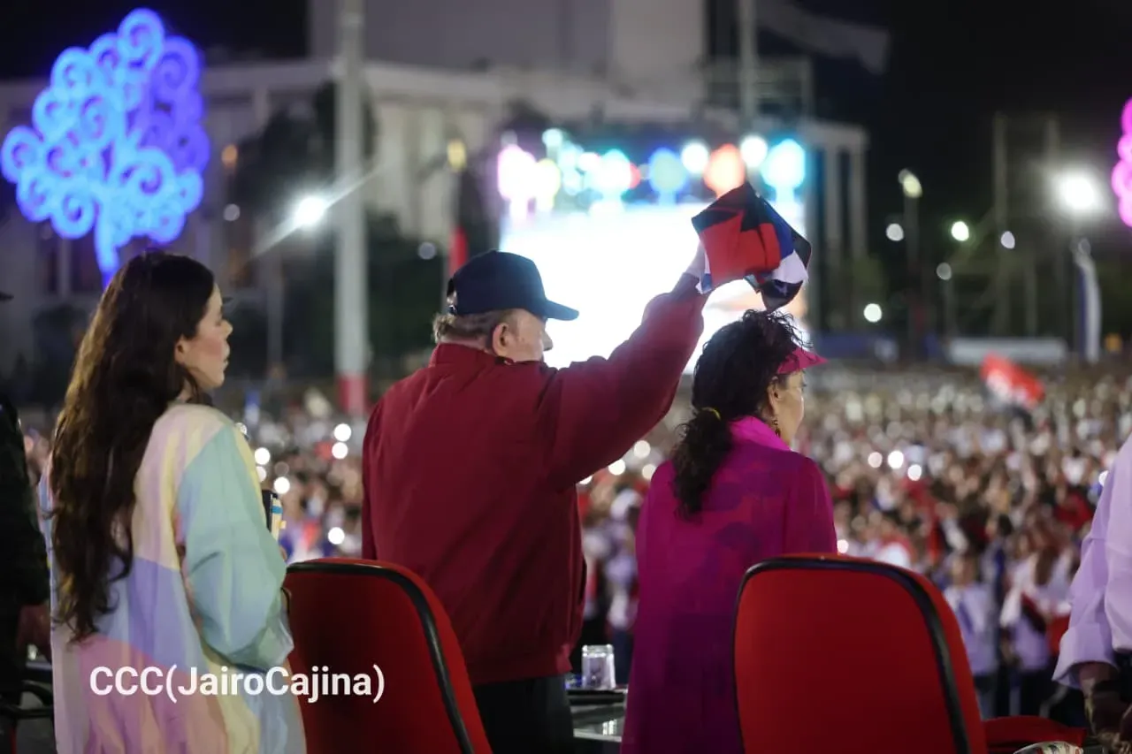 Acto central del 47.° aniversario del triunfo de la Revolución Popular Sandinista