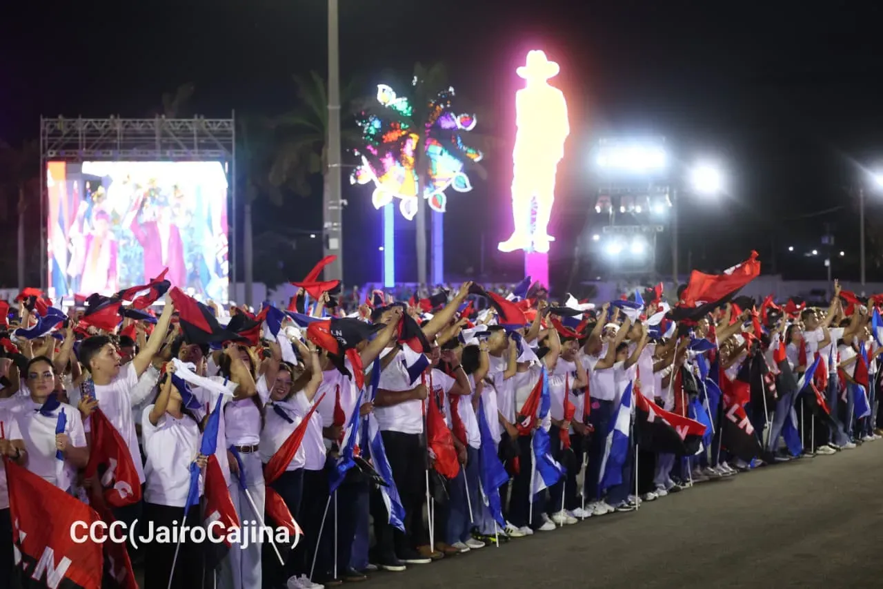 Acto central del 47.° aniversario del triunfo de la Revolución Popular Sandinista