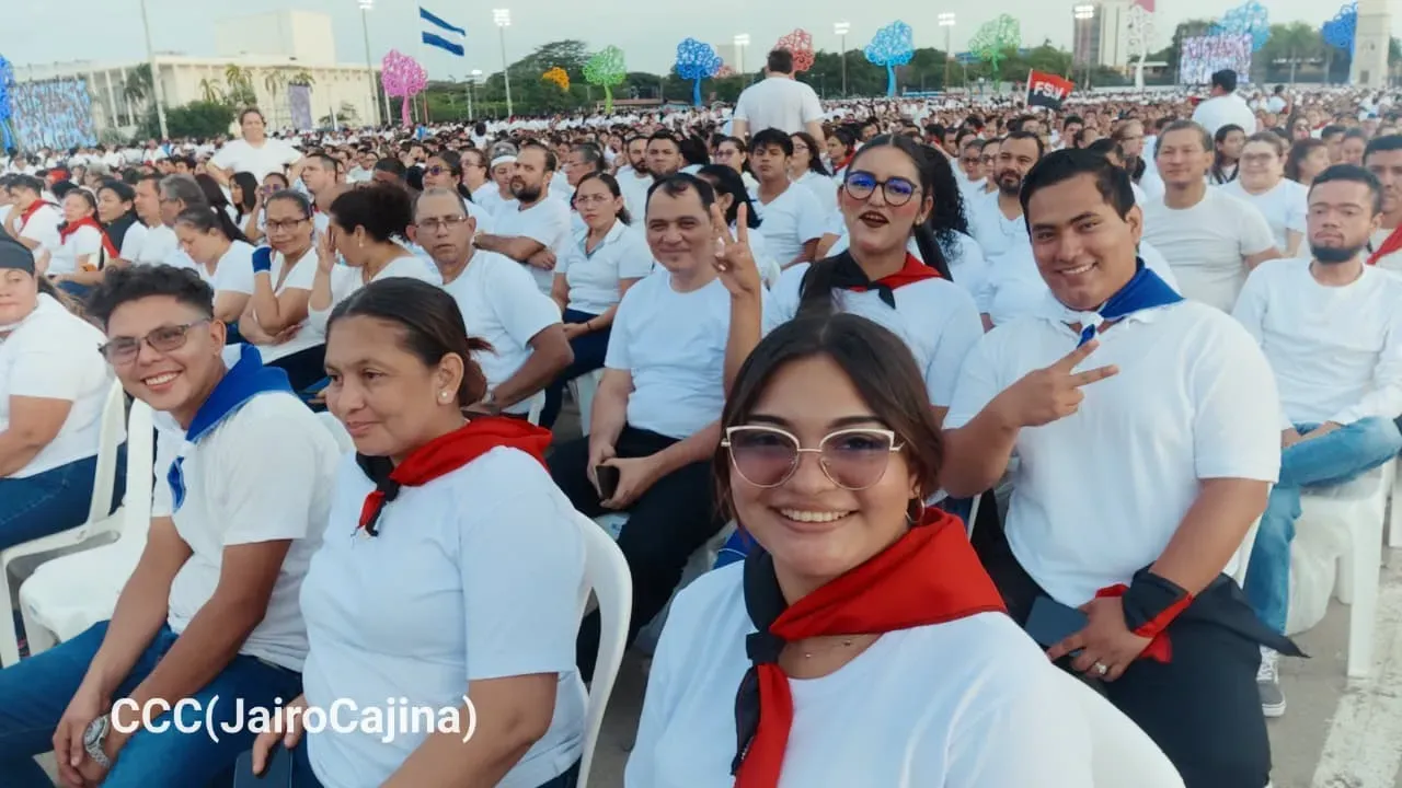 Acto central del 47.° aniversario del triunfo de la Revolución Popular Sandinista