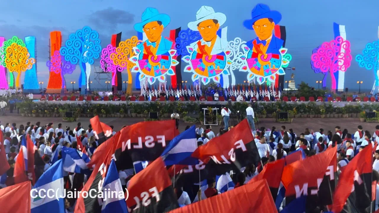 Acto central del 47.° aniversario del triunfo de la Revolución Popular Sandinista