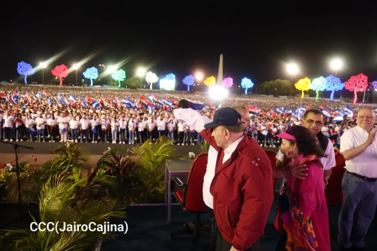 Acto central del 47.° aniversario del triunfo de la Revolución Popular Sandinista