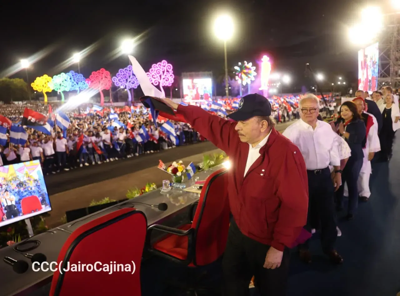 Acto central del 47.° aniversario del triunfo de la Revolución Popular Sandinista