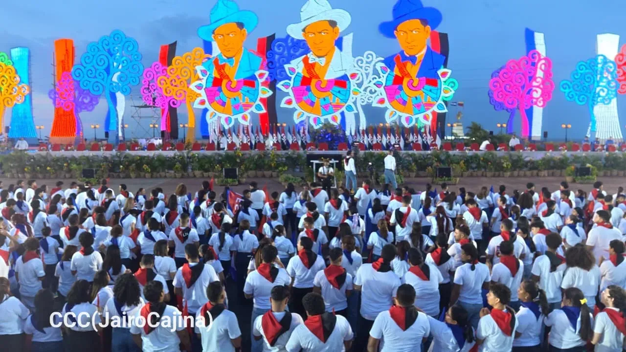 Acto central del 47.° aniversario del triunfo de la Revolución Popular Sandinista
