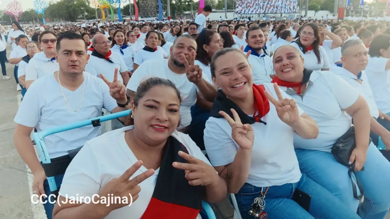 Acto central del 47.° aniversario del triunfo de la Revolución Popular Sandinista