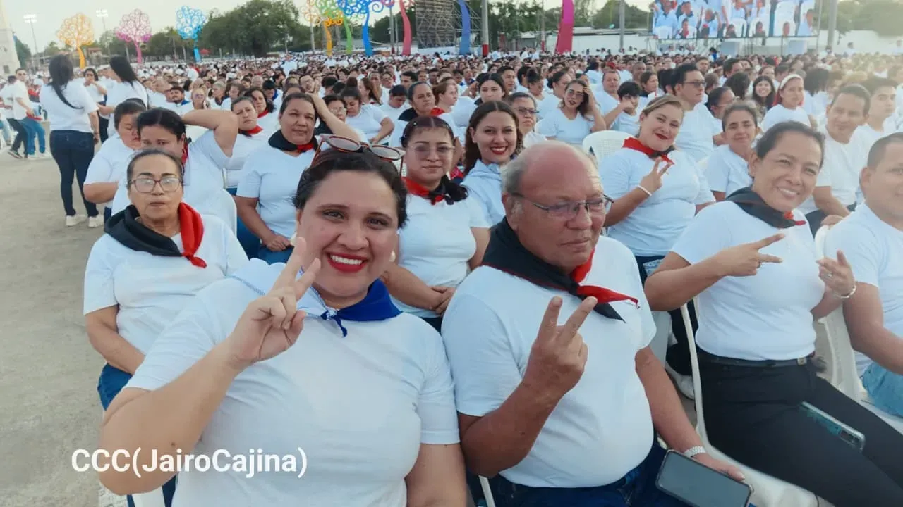 Acto central del 47.° aniversario del triunfo de la Revolución Popular Sandinista