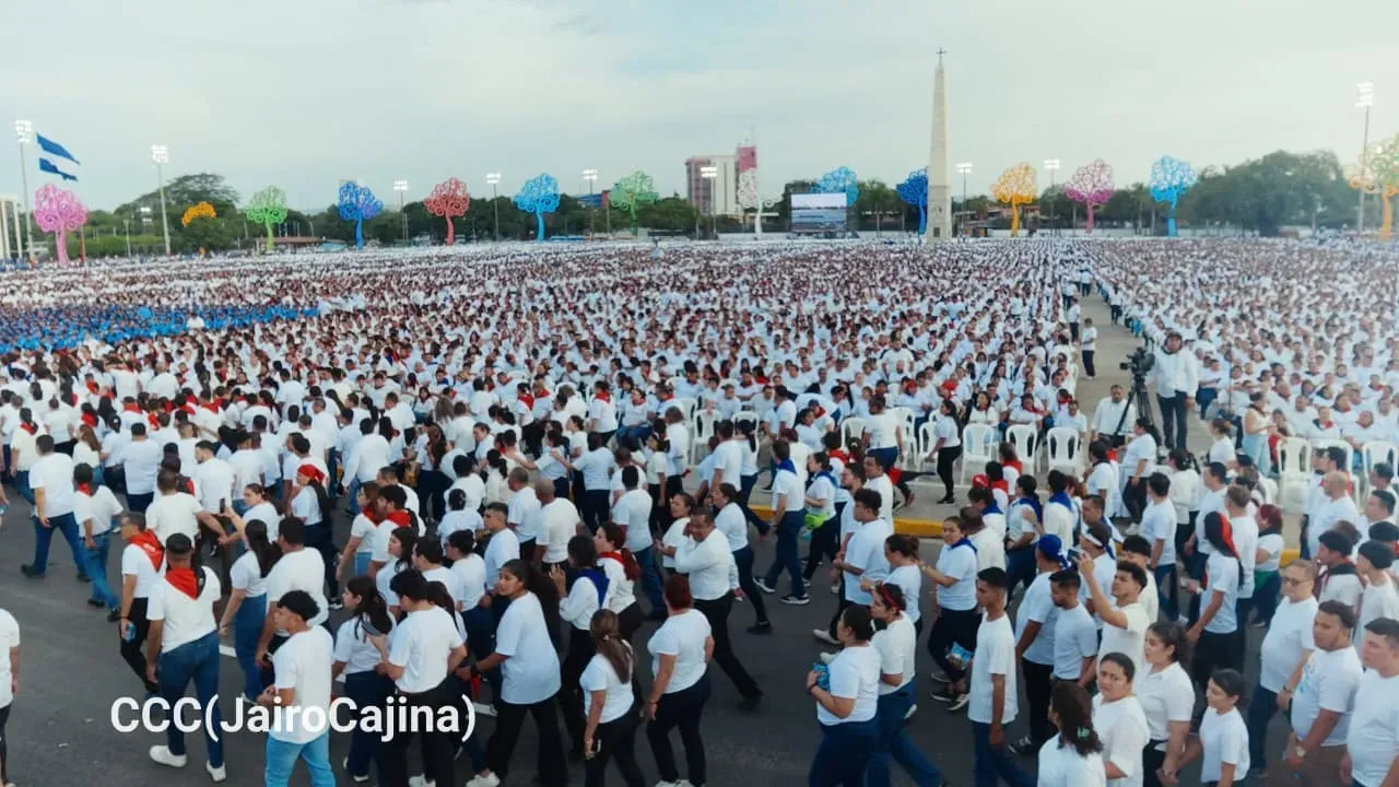 Acto central del 47.° aniversario del triunfo de la Revolución Popular Sandinista