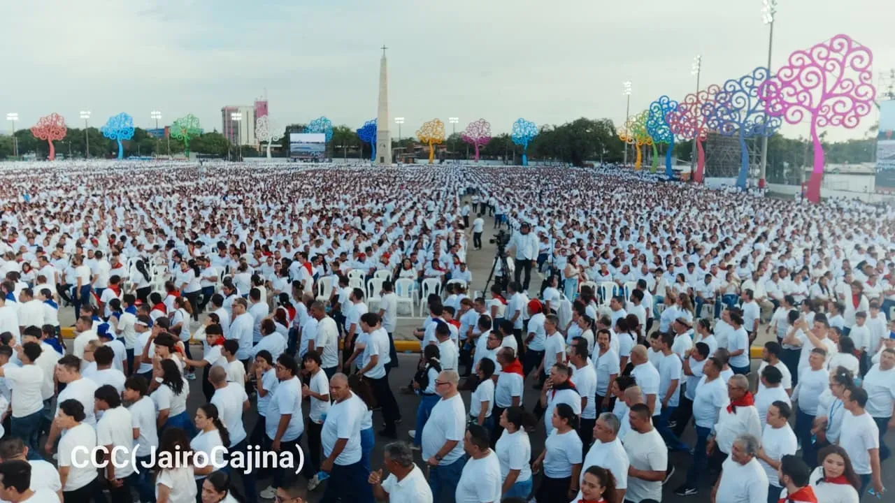 Acto central del 47.° aniversario del triunfo de la Revolución Popular Sandinista