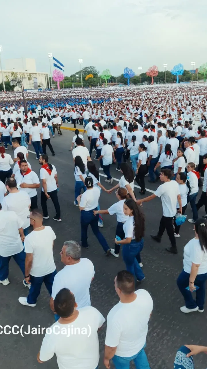 Acto central del 47.° aniversario del triunfo de la Revolución Popular Sandinista