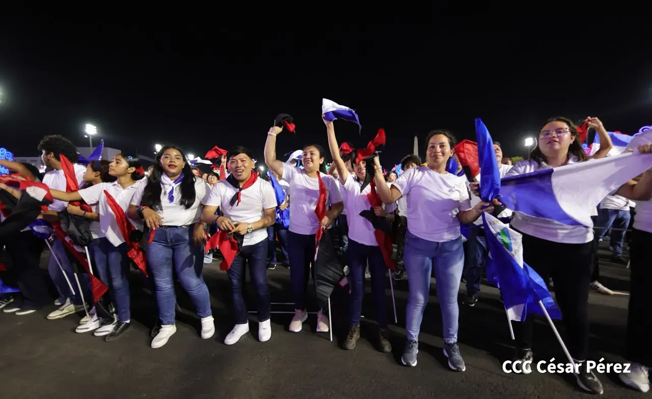 Acto central del 47.° aniversario del triunfo de la Revolución Popular Sandinista