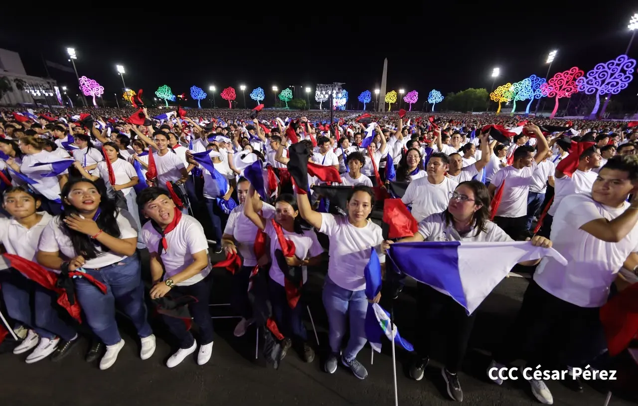 Acto central del 47.° aniversario del triunfo de la Revolución Popular Sandinista