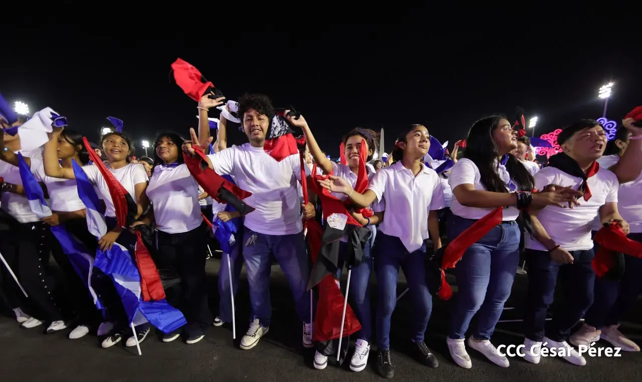 Acto central del 47.° aniversario del triunfo de la Revolución Popular Sandinista