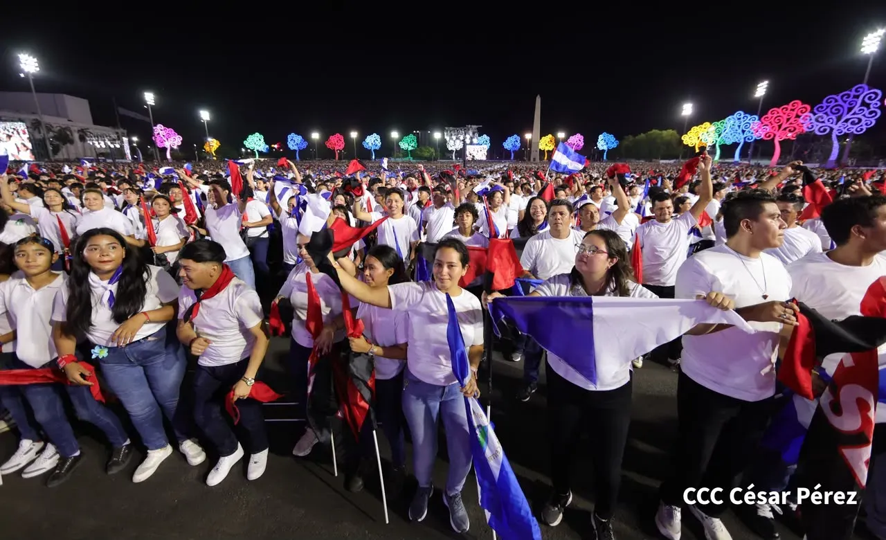 Acto central del 47.° aniversario del triunfo de la Revolución Popular Sandinista