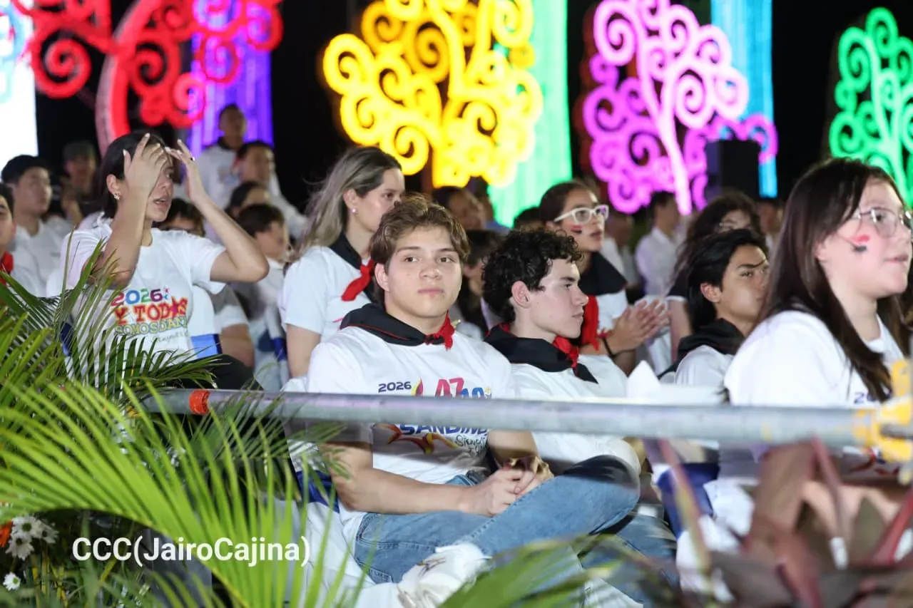 Acto central del 47.° aniversario del triunfo de la Revolución Popular Sandinista