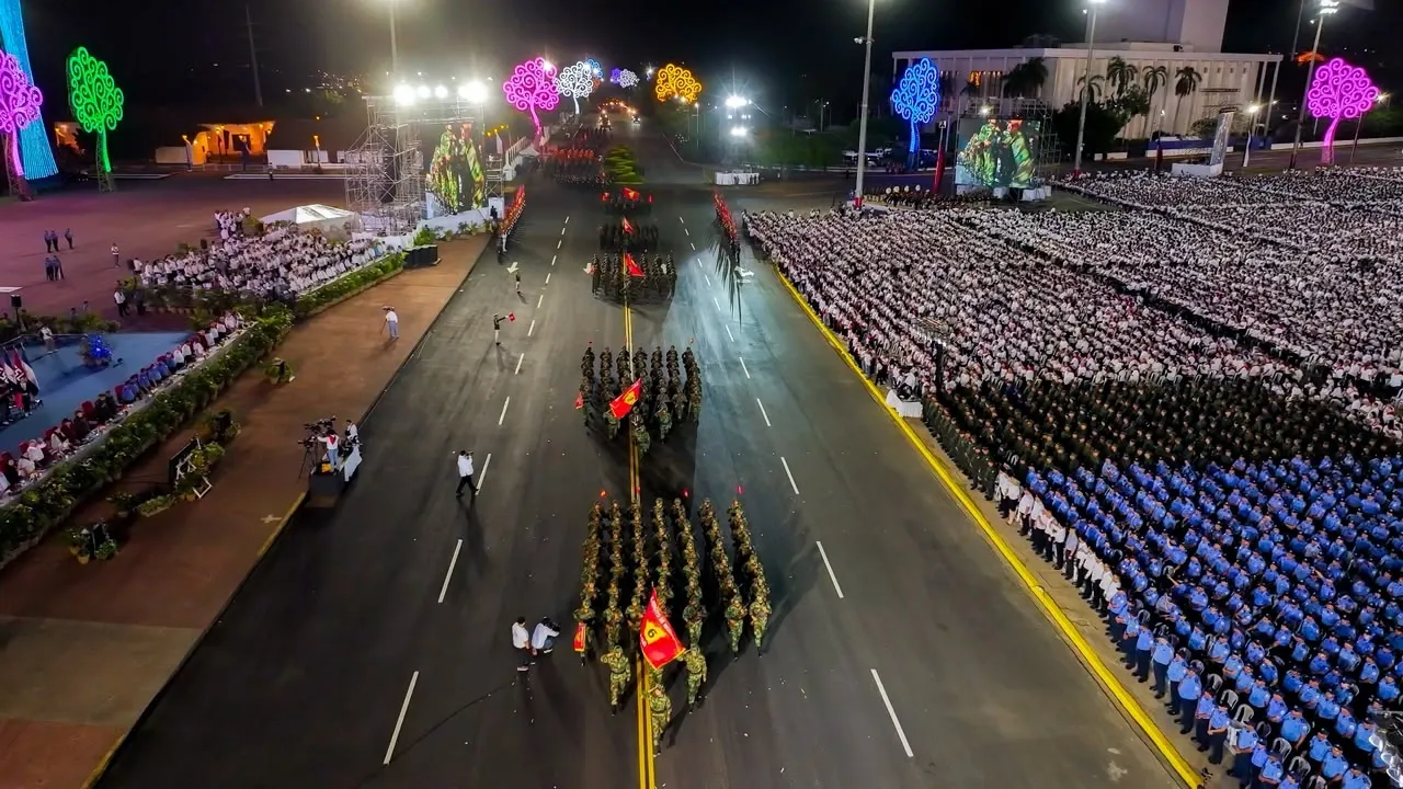 Acto central del 47.° aniversario del triunfo de la Revolución Popular Sandinista