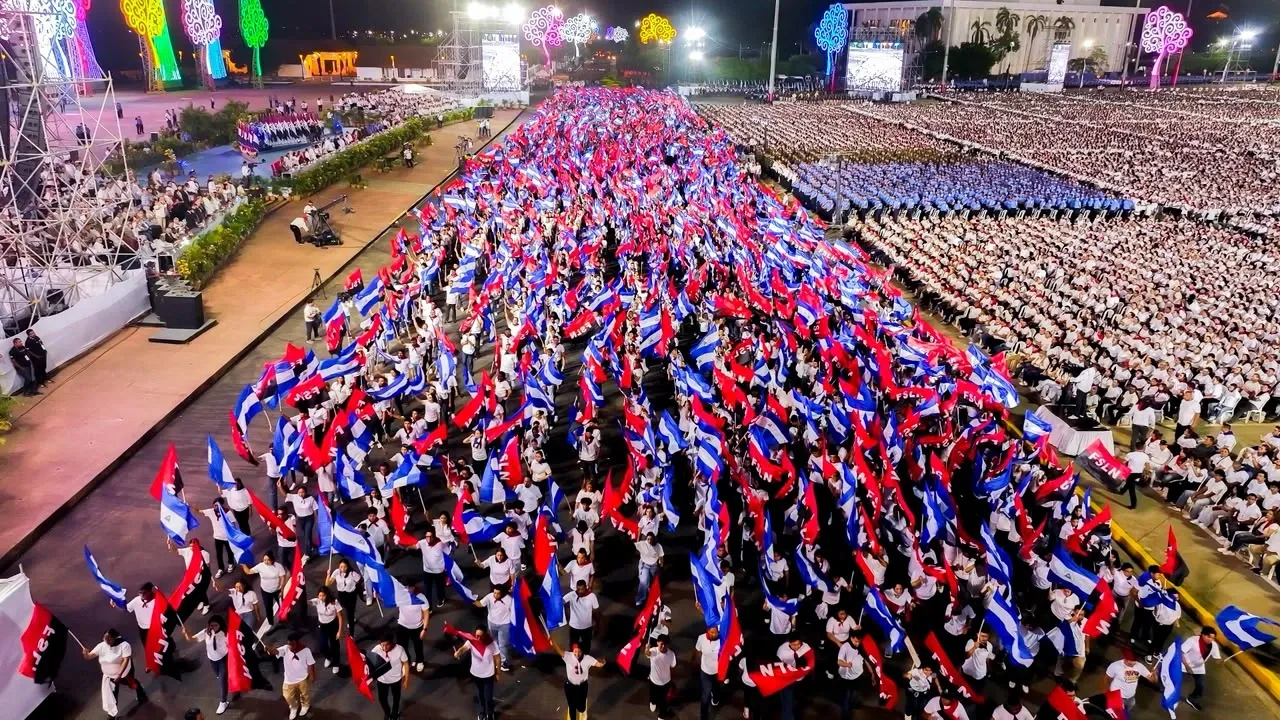 Acto central del 47.° aniversario del triunfo de la Revolución Popular Sandinista