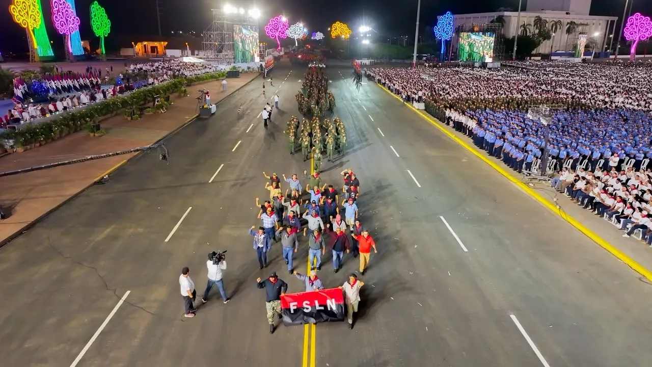 Acto central del 47.° aniversario del triunfo de la Revolución Popular Sandinista