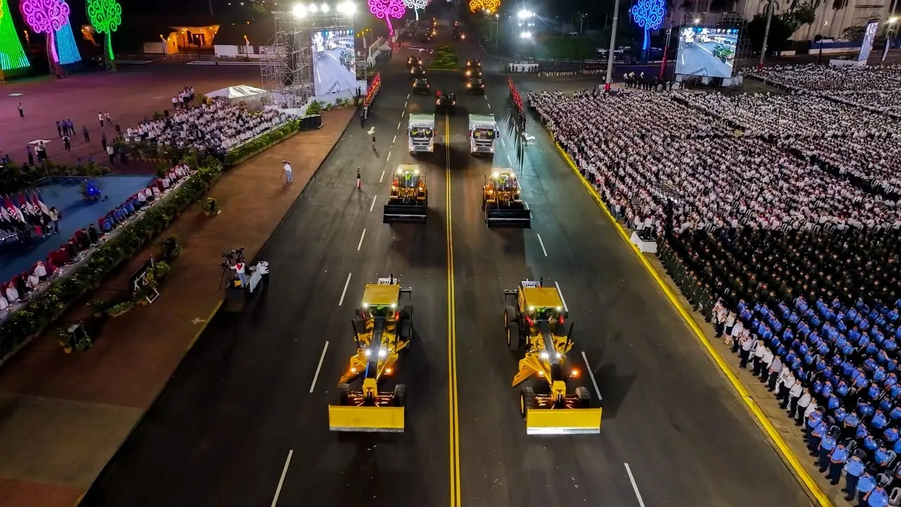 Acto central del 47.° aniversario del triunfo de la Revolución Popular Sandinista