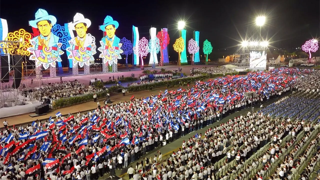 Acto central del 47.° aniversario del triunfo de la Revolución Popular Sandinista