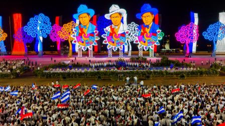 Acto central del 47.° aniversario del triunfo de la Revolución Popular Sandinista