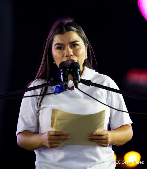 Acto central del 47.° aniversario del triunfo de la Revolución Popular Sandinista