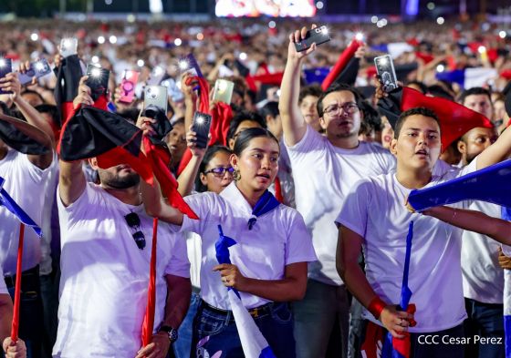 Acto central del 47.° aniversario del triunfo de la Revolución Popular Sandinista