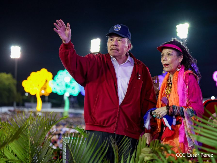 Acto central del 47.° aniversario del triunfo de la Revolución Popular Sandinista