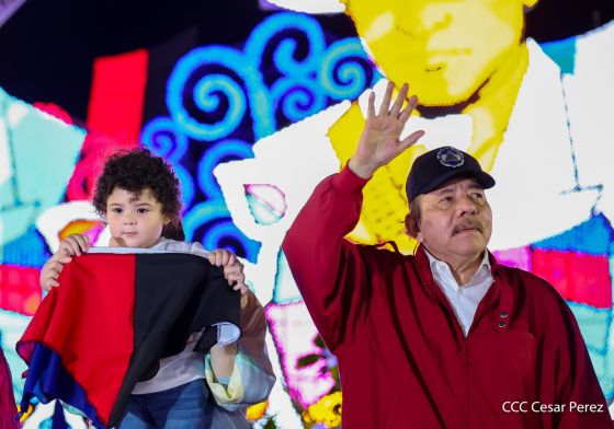 Acto central del 47.° aniversario del triunfo de la Revolución Popular Sandinista