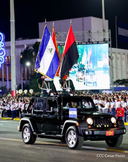 Acto central del 47.° aniversario del triunfo de la Revolución Popular Sandinista