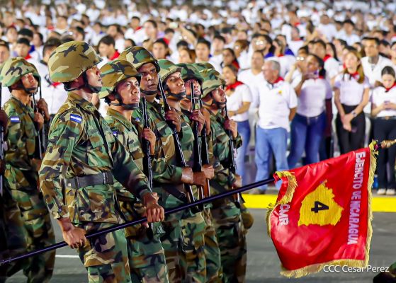 Acto central del 47.° aniversario del triunfo de la Revolución Popular Sandinista