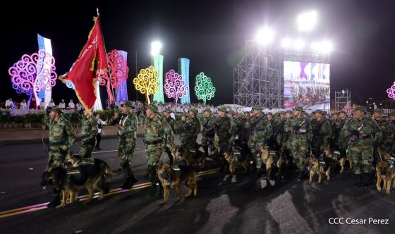 Acto central del 47.° aniversario del triunfo de la Revolución Popular Sandinista