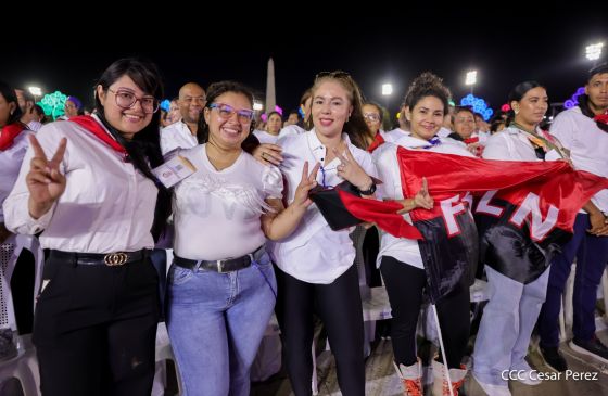 Acto central del 47.° aniversario del triunfo de la Revolución Popular Sandinista