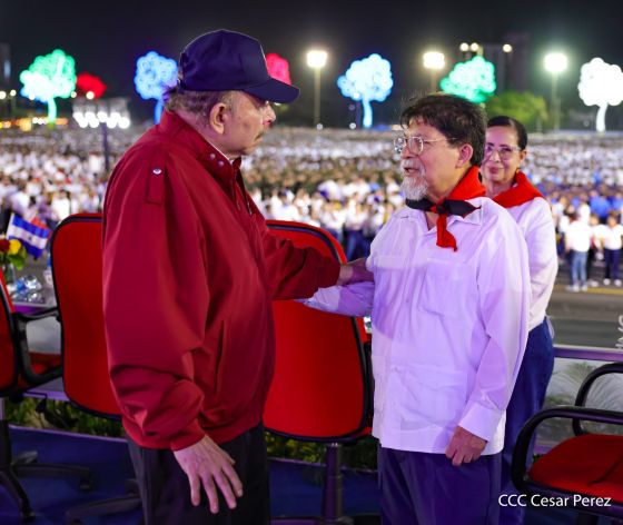 Acto central del 47.° aniversario del triunfo de la Revolución Popular Sandinista