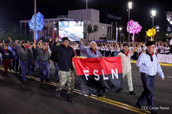 Acto central del 47.° aniversario del triunfo de la Revolución Popular Sandinista