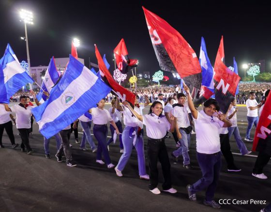 Acto central del 47.° aniversario del triunfo de la Revolución Popular Sandinista