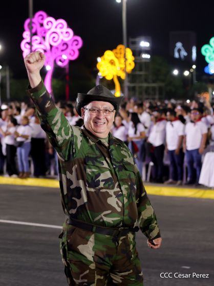 Acto central del 47.° aniversario del triunfo de la Revolución Popular Sandinista