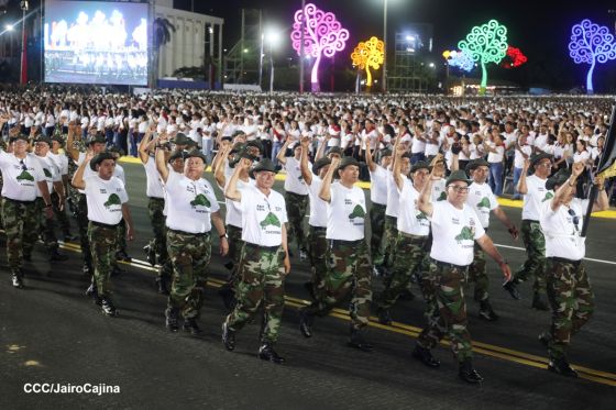 Acto central del 47.° aniversario del triunfo de la Revolución Popular Sandinista