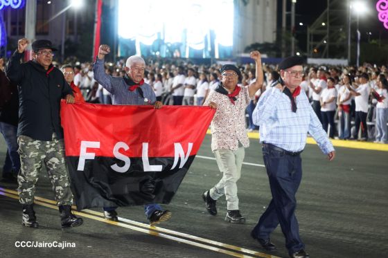 Acto central del 47.° aniversario del triunfo de la Revolución Popular Sandinista