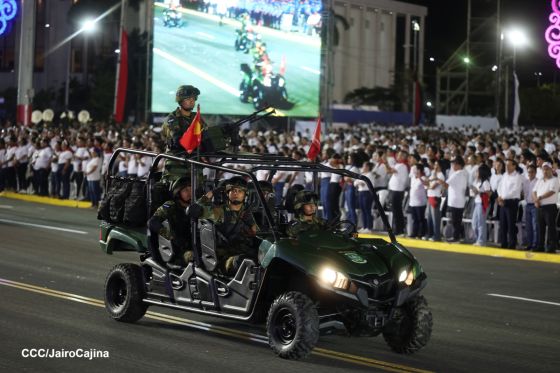 Acto central del 47.° aniversario del triunfo de la Revolución Popular Sandinista
