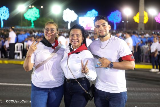 Acto central del 47.° aniversario del triunfo de la Revolución Popular Sandinista